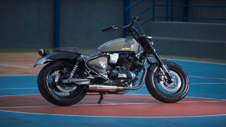 Royal Enfield Shotgun 650 Club Style Racikan Frontwheel Motors