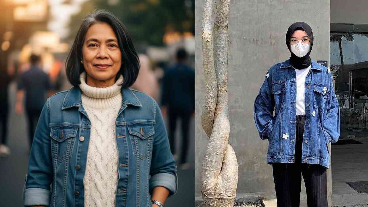 6 Cara Styling Jaket Jeans untuk Wanita Usia 55 Tahun agar Tetap Chic dan Elegan