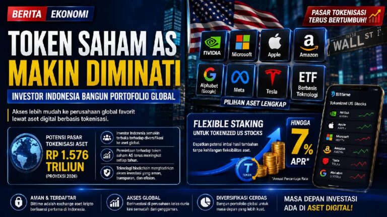 Token Saham AS Makin Diminati, Investor Indonesia Mulai Bangun Portofolio Global