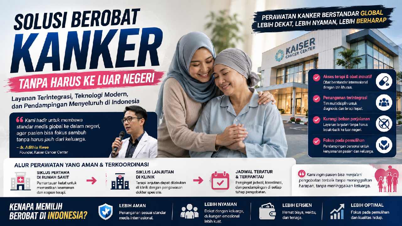Solusi Berobat Kanker Tanpa Harus ke Luar Negeri, Harapan Baru bagi Pasien Indonesia