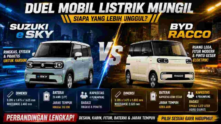 Suzuki e Sky vs BYD Racco, Duel Mobil Listrik Mungil dengan Karakter Berbeda