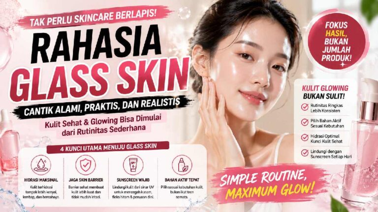 Tak Perlu Skincare Berlapis, Glass Skin Bisa Dimulai dari Rutinitas Sederhana