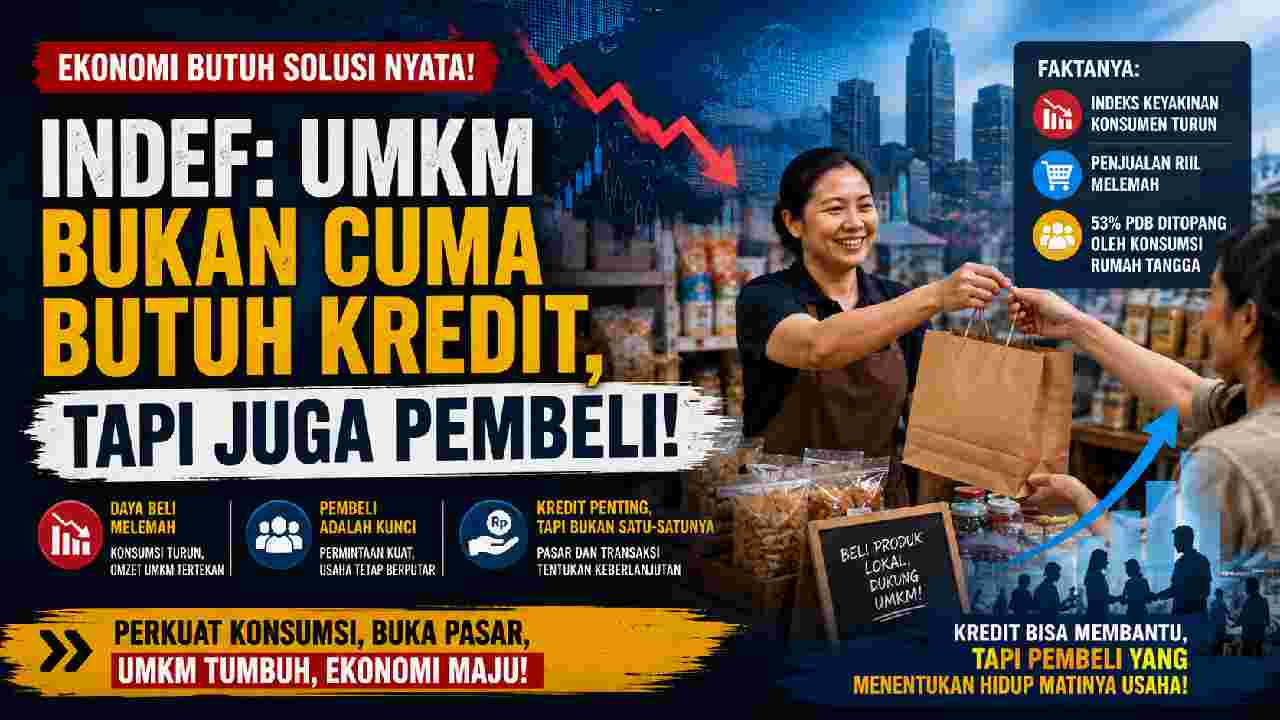 UMKM Tak Hanya Butuh Kredit, Pembeli Jadi Kunci Bertahan