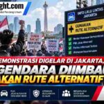 Aksi Demonstrasi Digelar di Jakarta, Pengendara Diimbau Gunakan Rute Alternatif