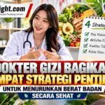 Dokter Gizi Bagikan Empat Strategi Penting untuk Menurunkan Berat Badan secara Sehat