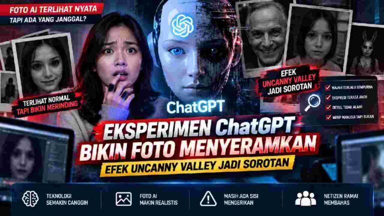 Eksperimen ChatGPT Bikin Foto Menyeramkan, Efek Uncanny Valley Jadi Sorotan