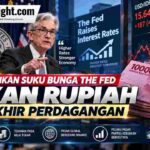 Kenaikan Suku Bunga The Fed Tekan Rupiah di Akhir Perdagangan