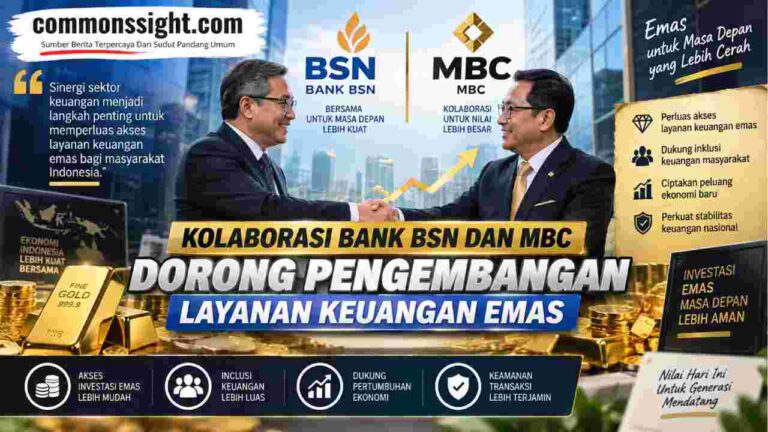 Kolaborasi Bank BSN dan MBC Dorong Pengembangan Layanan Keuangan Emas