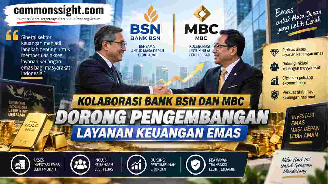 Kolaborasi Bank BSN dan MBC Dorong Pengembangan Layanan Keuangan Emas