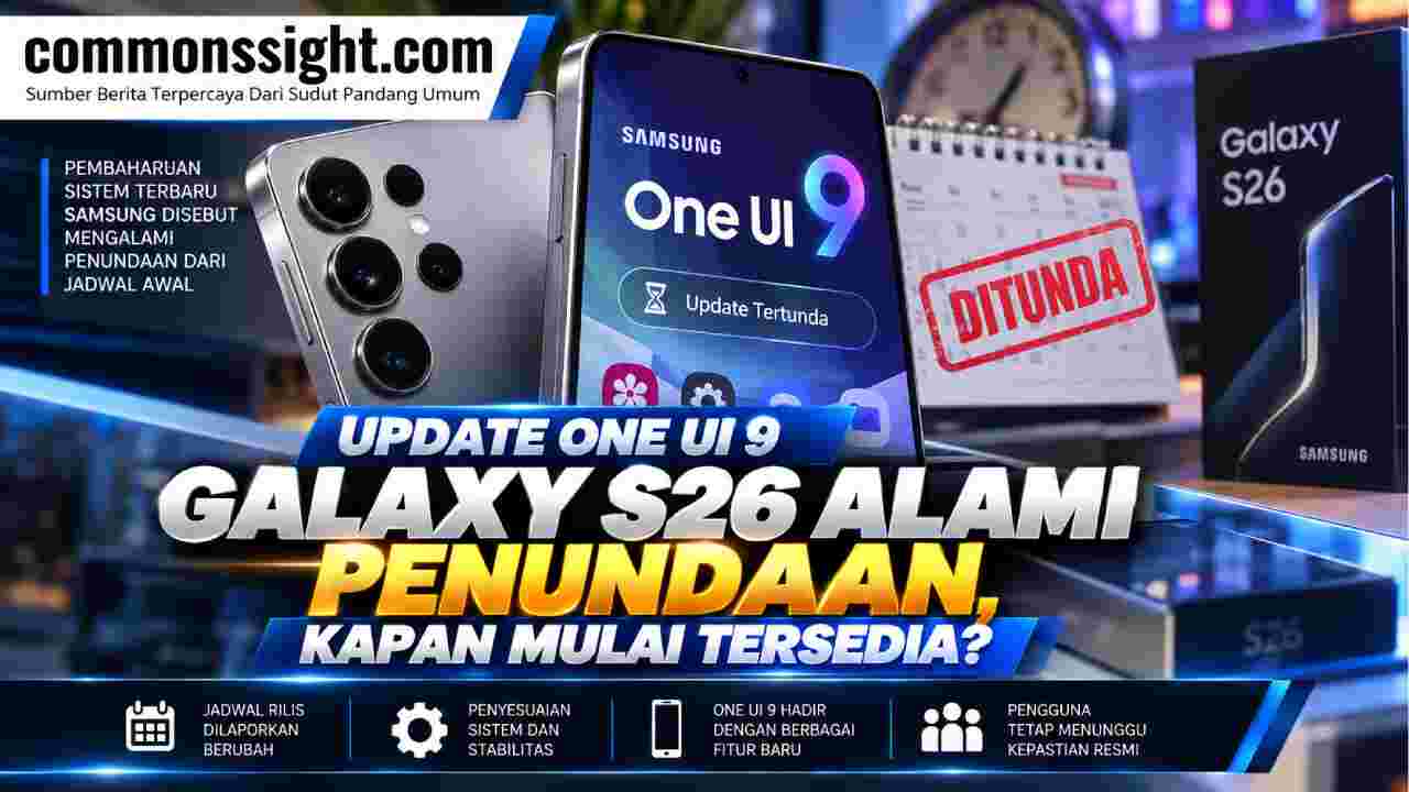 Update One UI 9 Galaxy S26 Alami Penundaan, Kapan Mulai Tersedia?