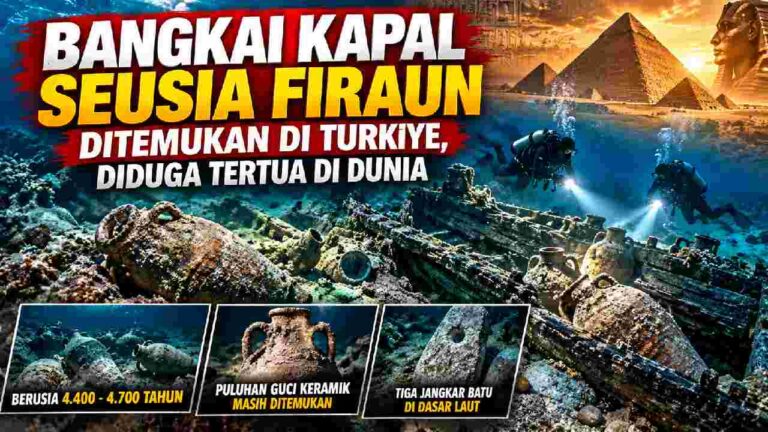 Bangkai Kapal Seusia Firaun Ditemukan di Turkiye, Diduga Tertua di Dunia