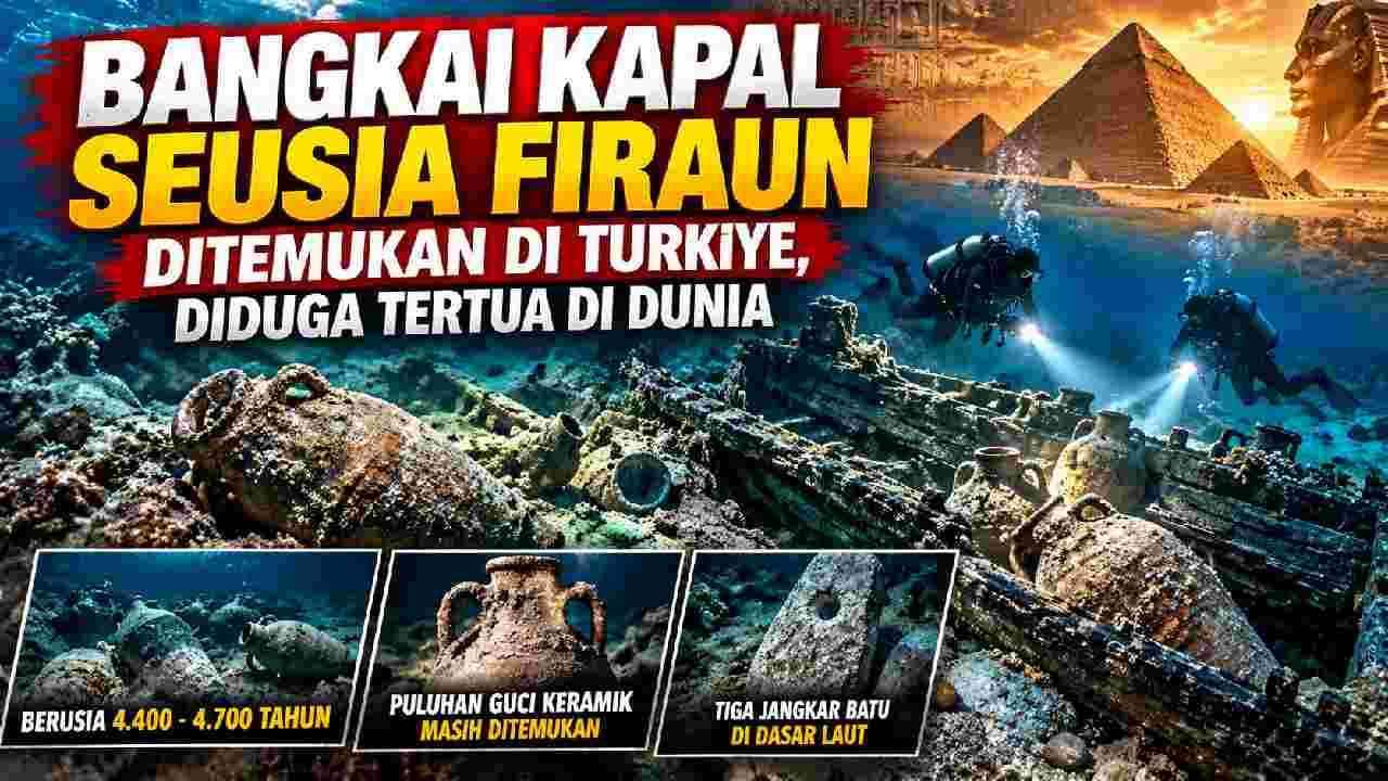 Bangkai Kapal Seusia Firaun Ditemukan di Turkiye, Diduga Tertua di Dunia