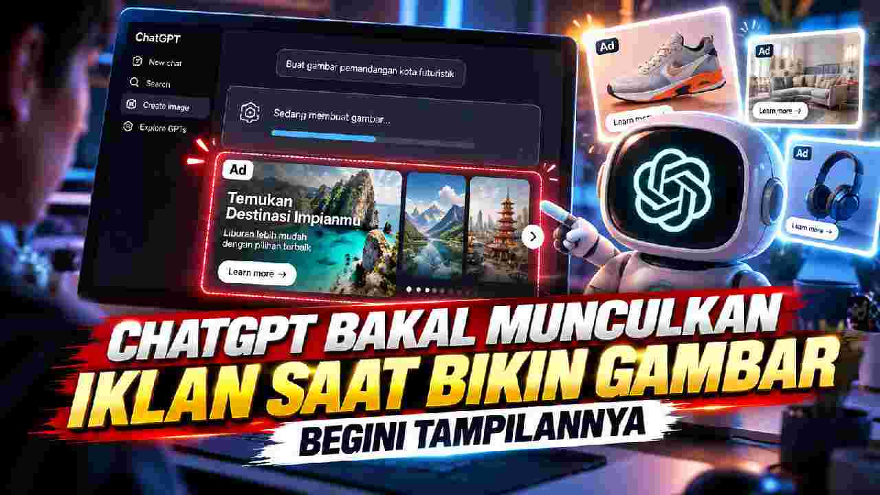 ChatGPT Siapkan Iklan Visual Saat Bikin Gambar, Begini Tampilan dan Cara Kerjanya