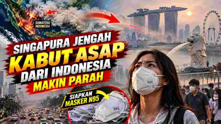 Kabut Asap Indonesia Memburuk, Singapura Siaga Bagikan Masker N95