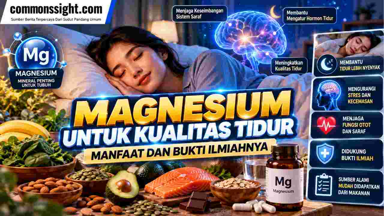 Magnesium untuk Kualitas Tidur: Manfaat dan Bukti Ilmiahnya