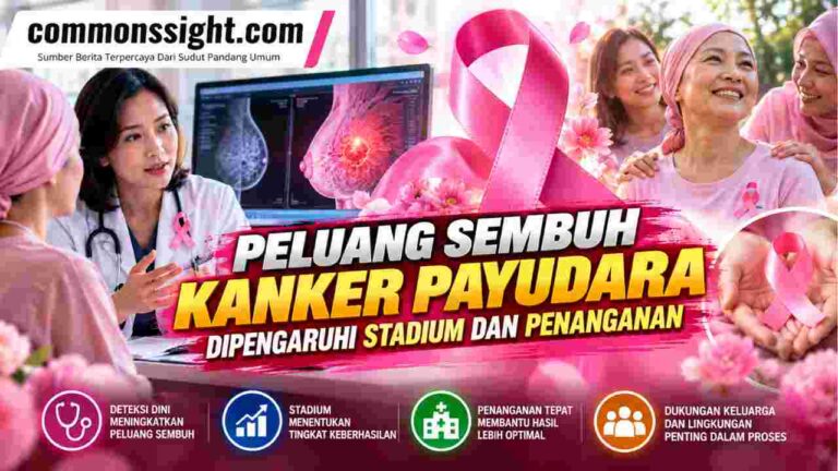 Peluang Sembuh Kanker Payudara Dipengaruhi Stadium dan Penanganan