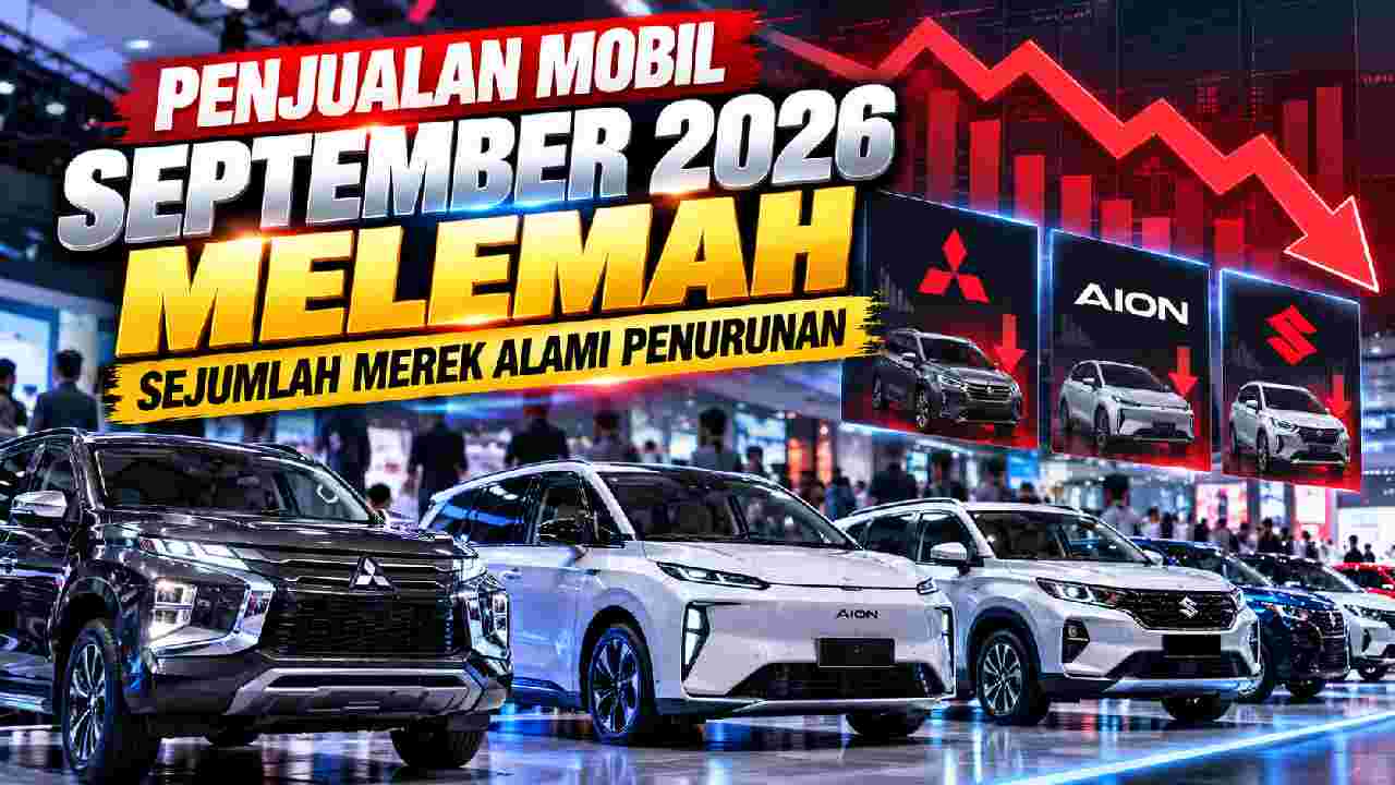 Penjualan Mobil September 2026 Melemah, Sejumlah Merek Alami Penurunan