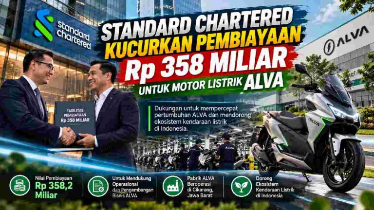 Standard Chartered Suntik Rp358 Miliar, Motor Listrik ALVA Perkuat Ekspansi